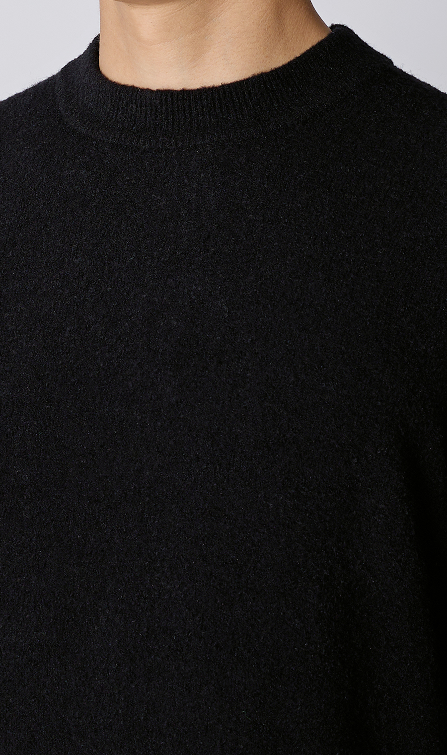 モックネックセーター【ブークレヤーン】 ブラック S