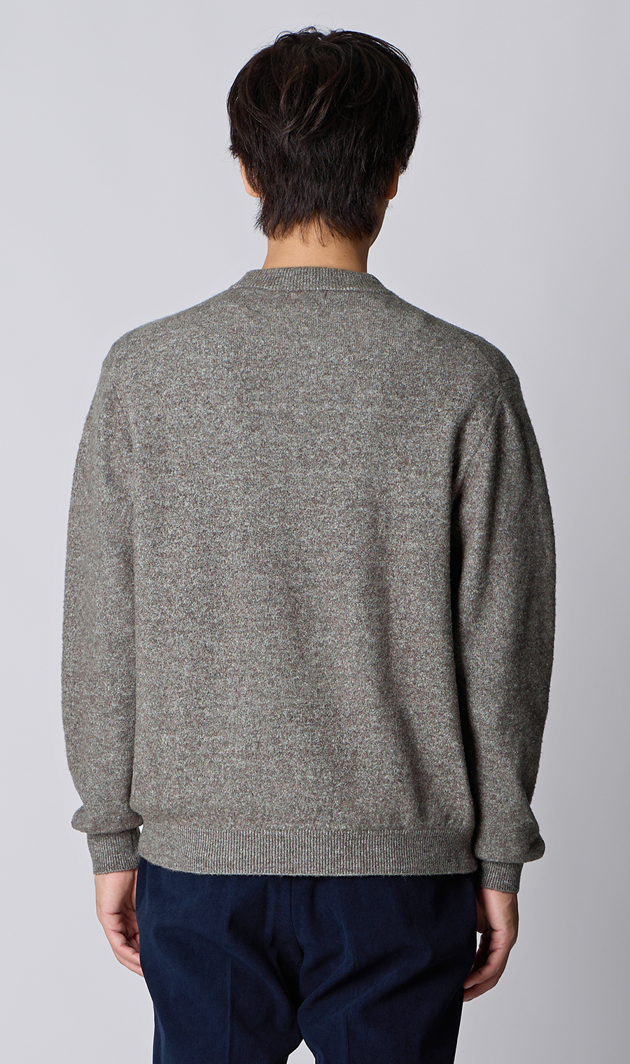モックネックセーター【ブークレヤーン】 グレー S