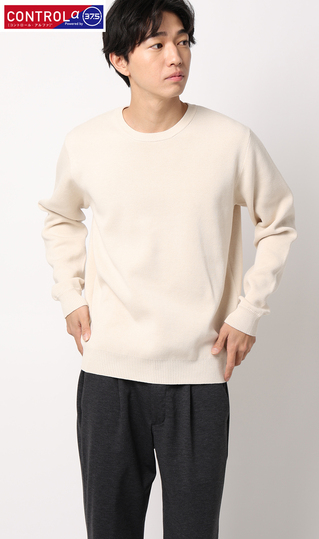 クルーネックニット【CONTROLα】