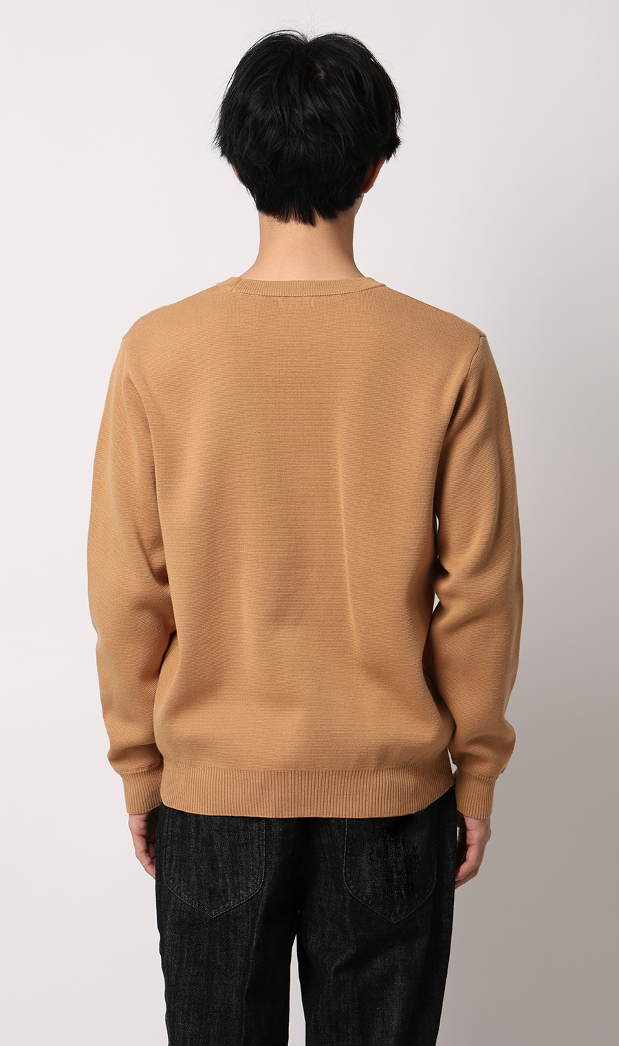 クルーネックニット【CONTROLα】 オレンジ M