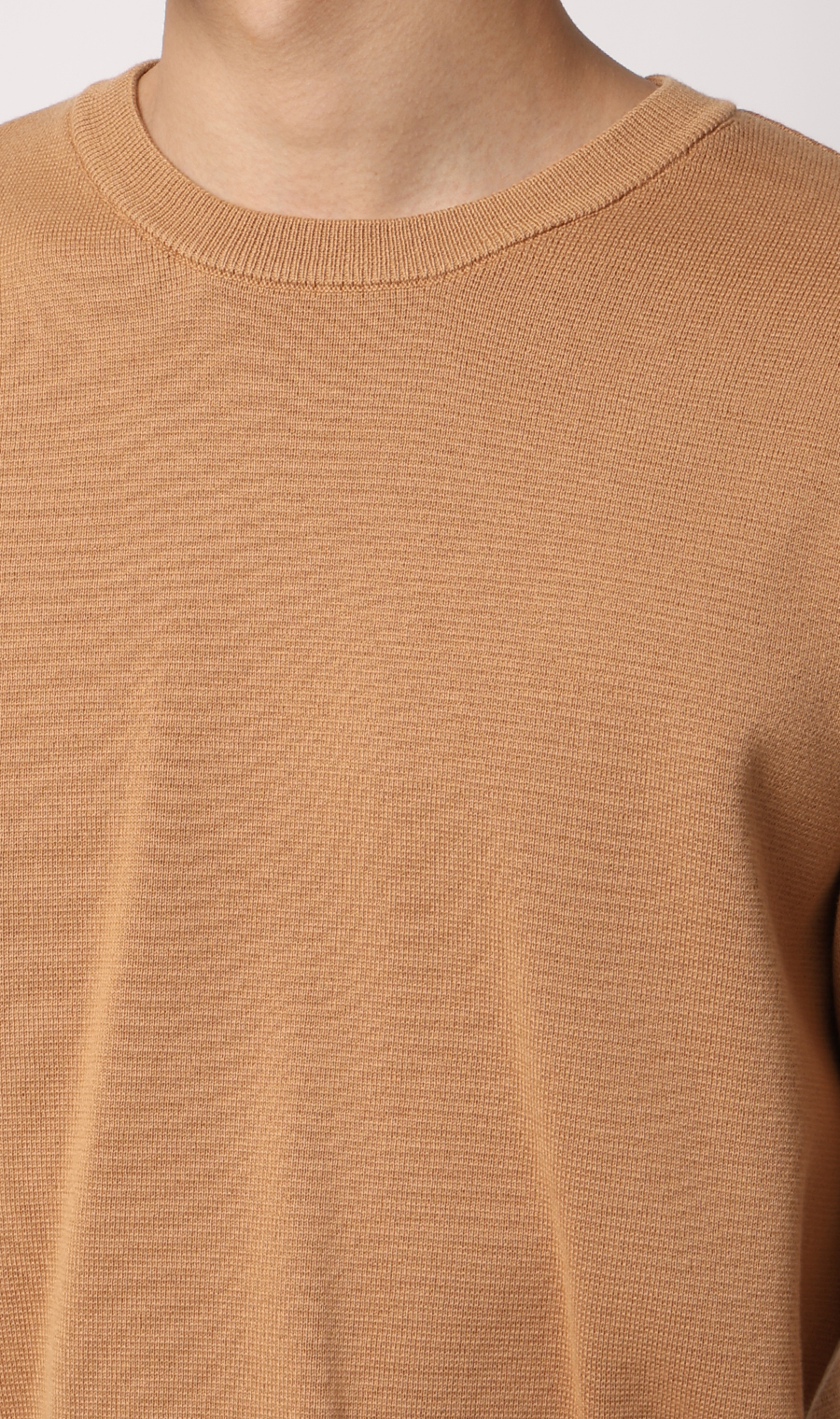 クルーネックニット【CONTROLα】 オレンジ M