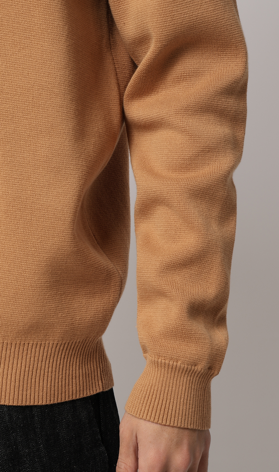 クルーネックニット【CONTROLα】 オレンジ M