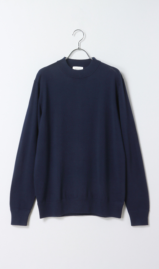 Mock neck sweater [100% wool]