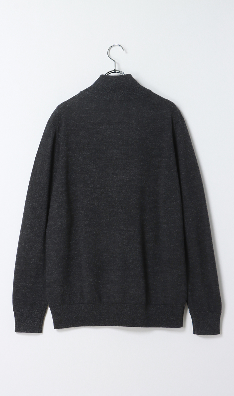 ハーフジップセーター【ウール100%】 (MOKN5102-01) | MORLES