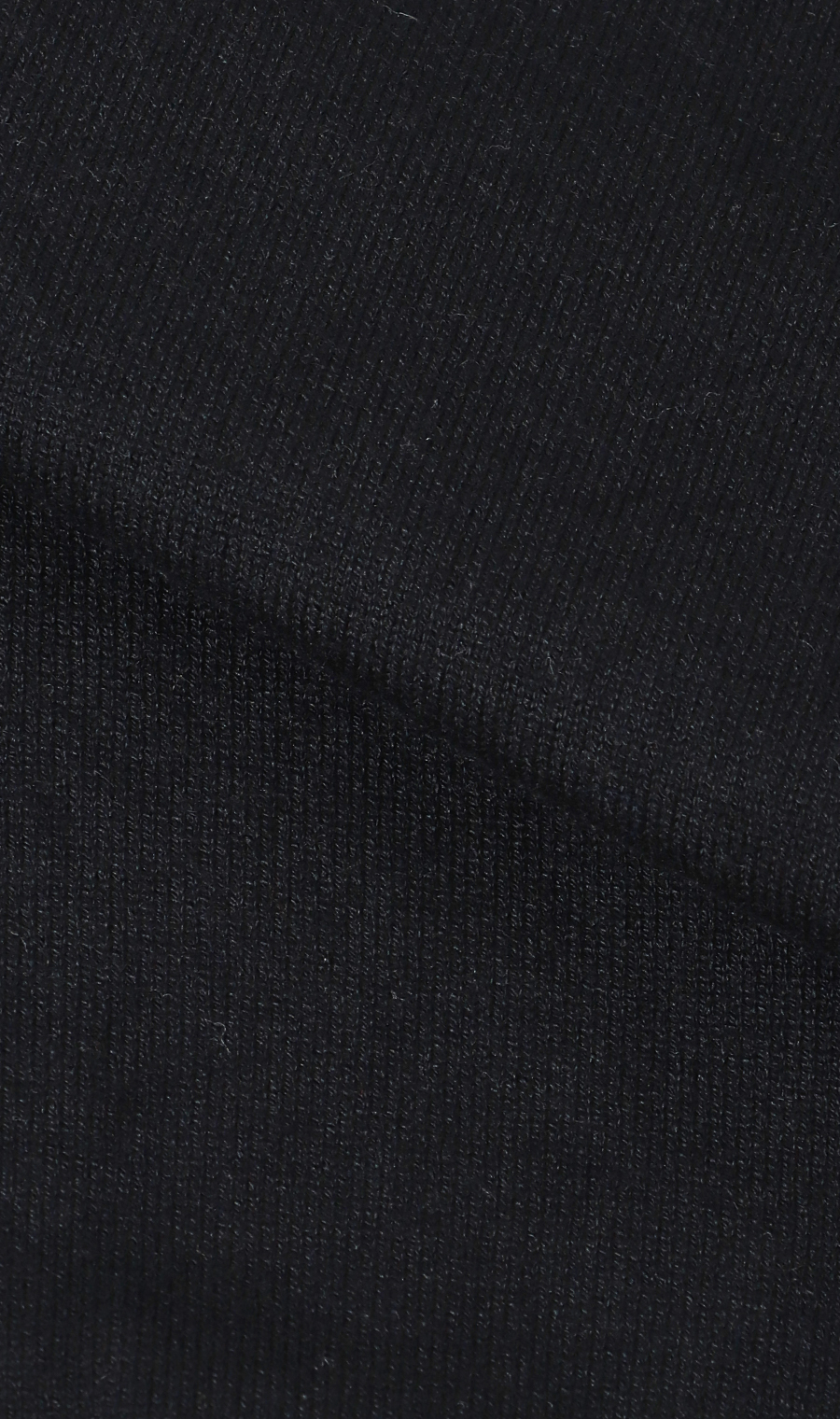 ヘンリーネックセーター【プレーティング天竺】 ブラック S