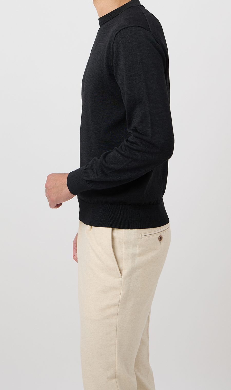 10/30販売開始|ウォッシャブルシルクオペラネックニット【TOGA KNIT】【2026年モデル】【FINAL EDITION】 ブラック S