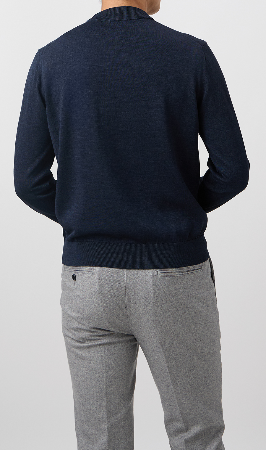 10/30販売開始|ウォッシャブルシルクオペラネックニット【TOGA KNIT】【2026年モデル】【FINAL EDITION】 ネイビー S