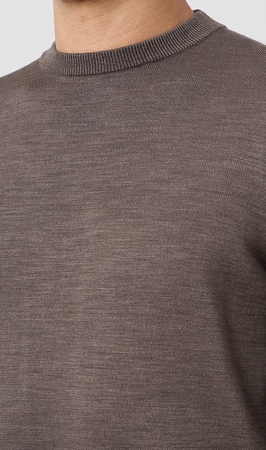 10/30販売開始|ウォッシャブルシルクオペラネックニット【TOGA KNIT】【2026年モデル】【FINAL EDITION】 ブラウン S