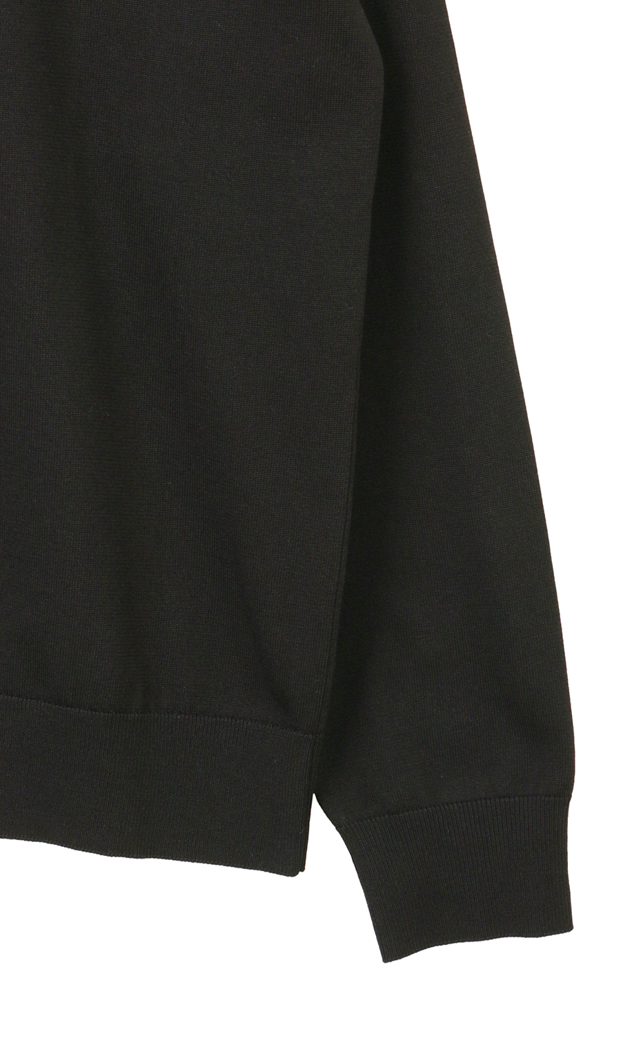 ヒルトン　戸賀ニット　ウォッシャブルシルク オペラネック ニット　ブラック シルクオペラネックニット【TOGA MODEL】【TOGA KNIT