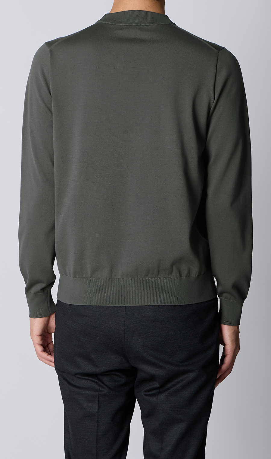 ヒルトン　戸賀ニット　ウォッシャブルシルク オペラネック ニット　ブラック シルクオペラネックニット【TOGA MODEL】【TOGA KNIT