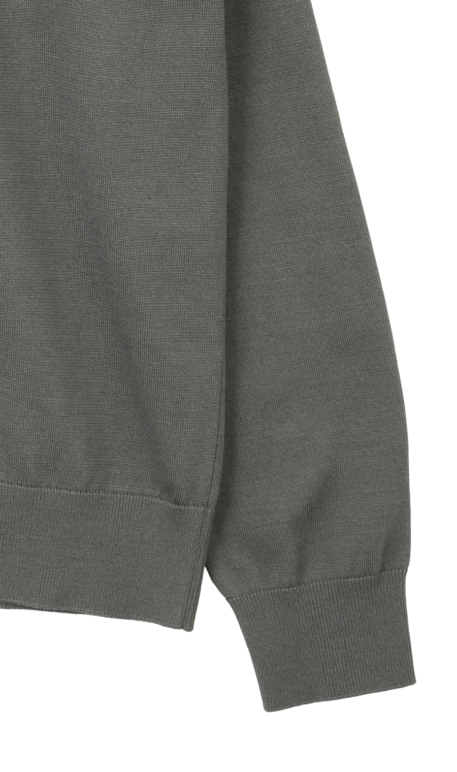 25AW ヒルトン トガニット ウォッシャブルシルクオペラネックニットグレー M 25AW ヒルトン トガニット ウォッシャブルシルクオペラネック