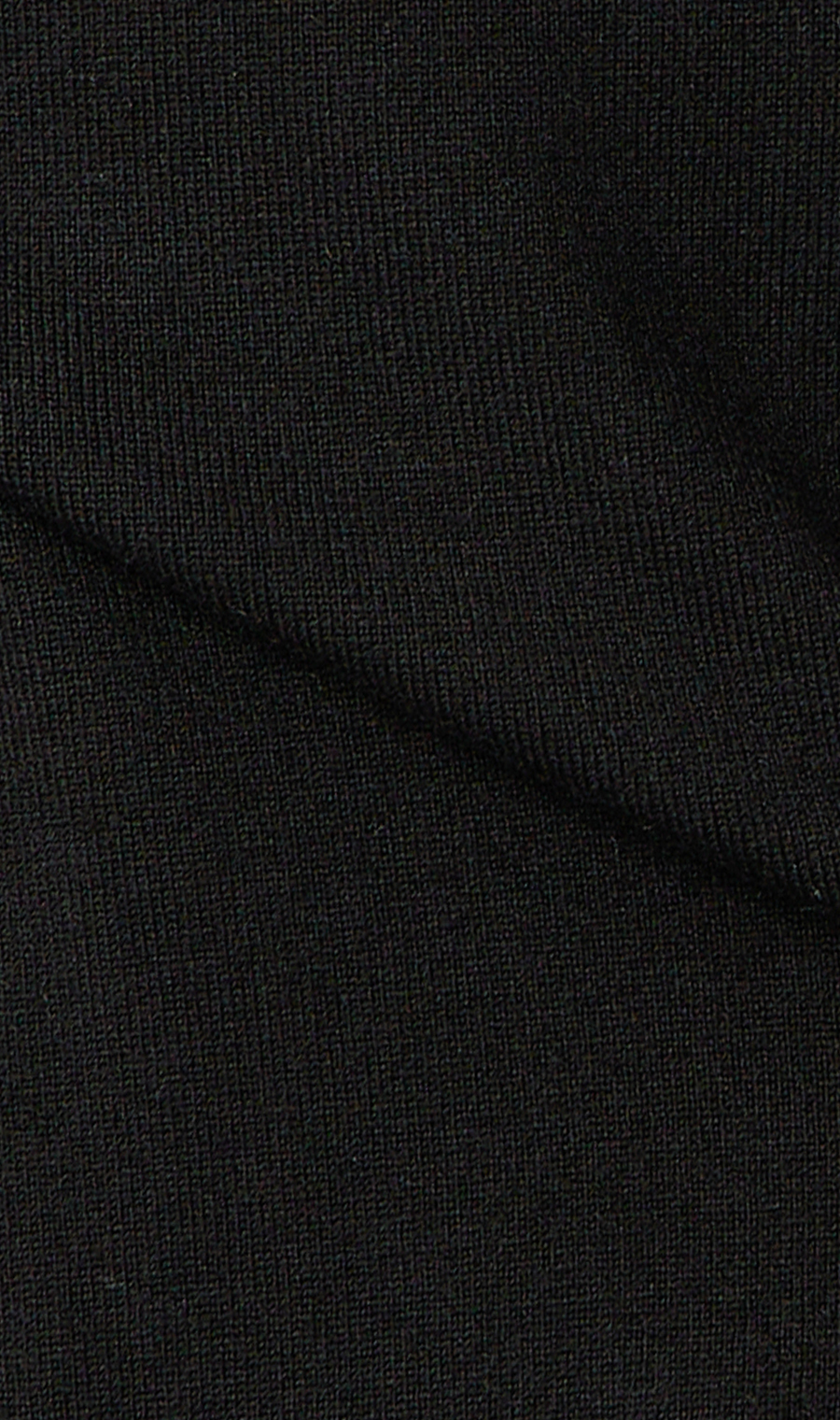 クルーネックニット【ゼロプレッシャー】 ブラック S