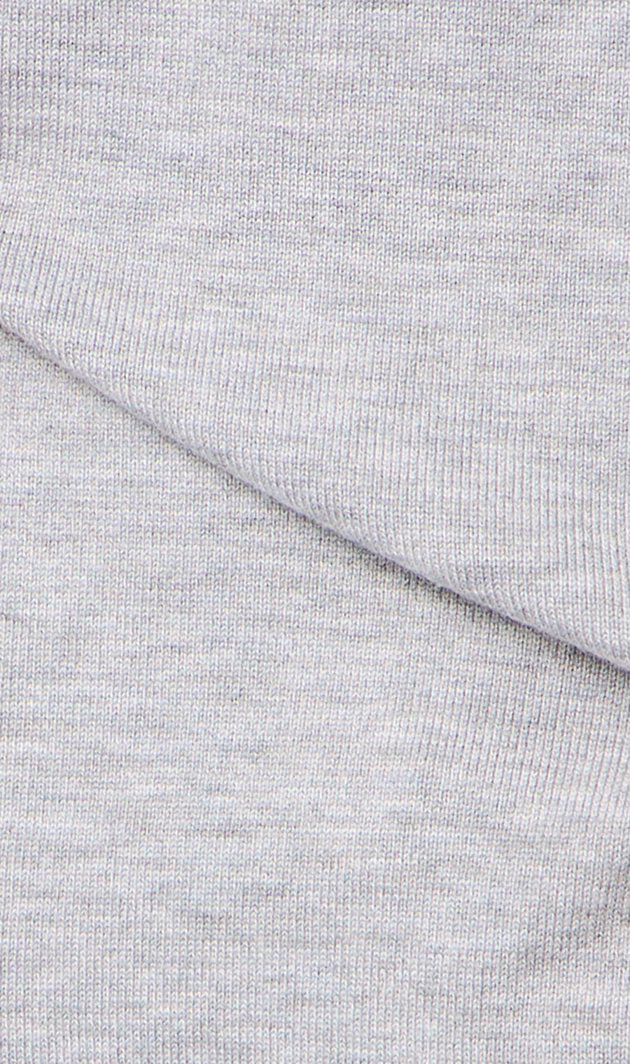 クルーネックニット【ゼロプレッシャー】 ライトグレー S