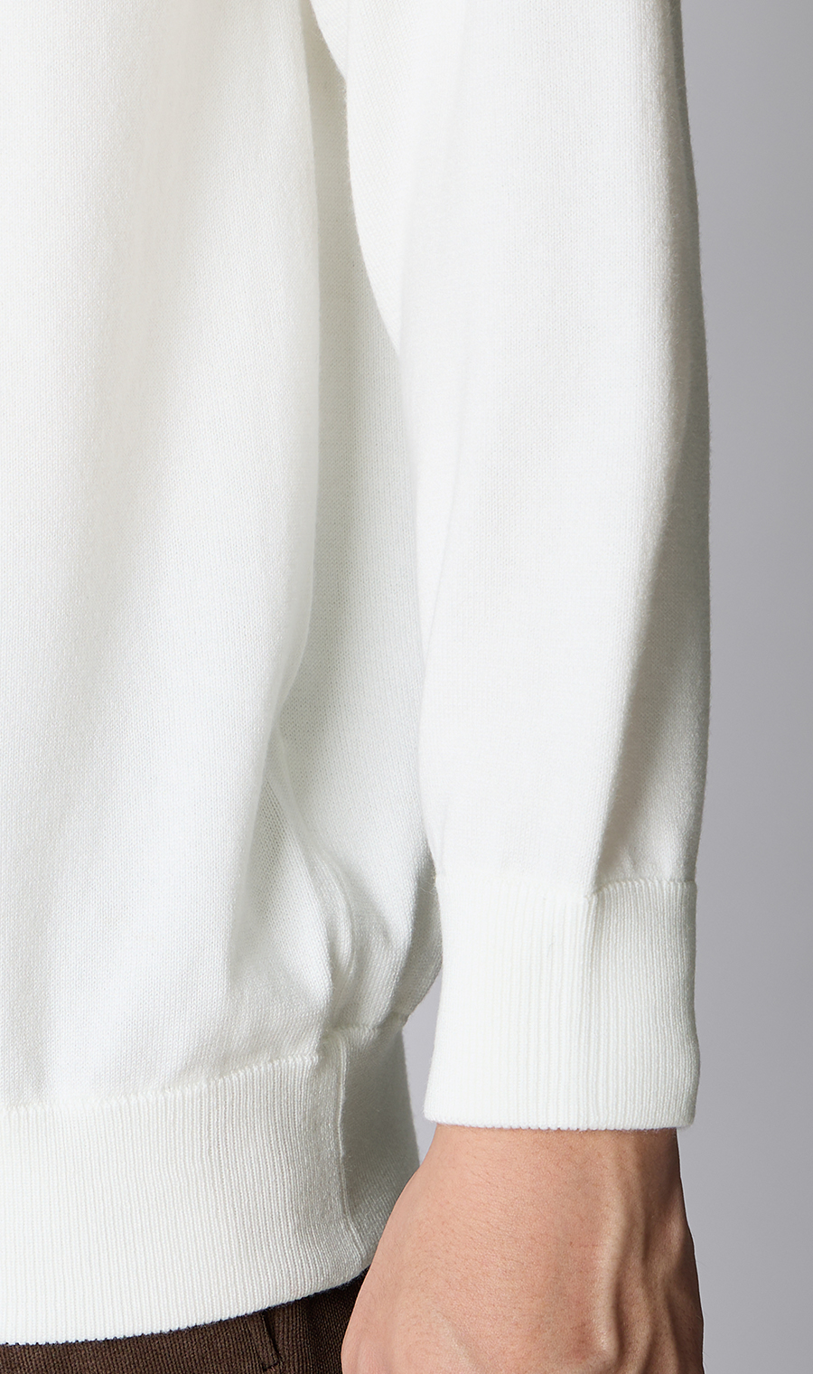 モックネックニット【ゼロプレッシャー】 (ZEKN5102-11) | ZERO