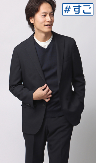 Vネックセーター【毛玉CLEAR】【＃すごセーター】