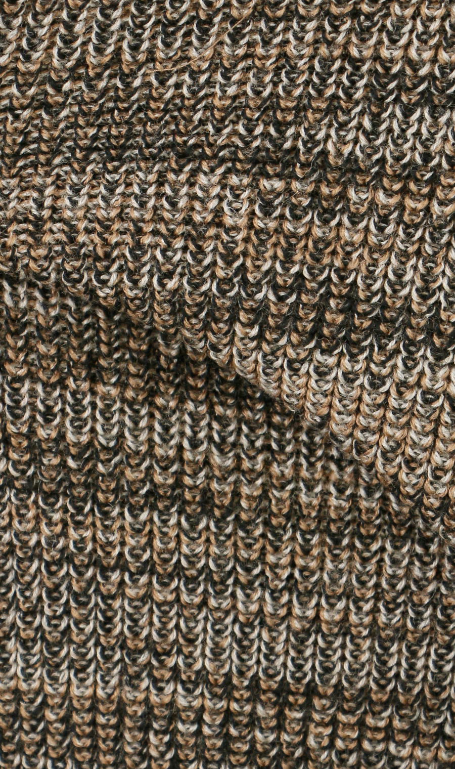 引き揃えフルジップセーター ベージュ M