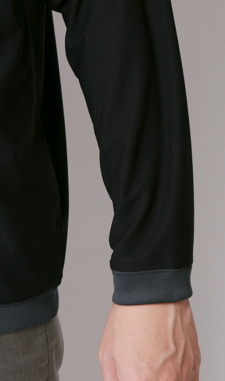 ドットメッシュカーディガン ネイビー S