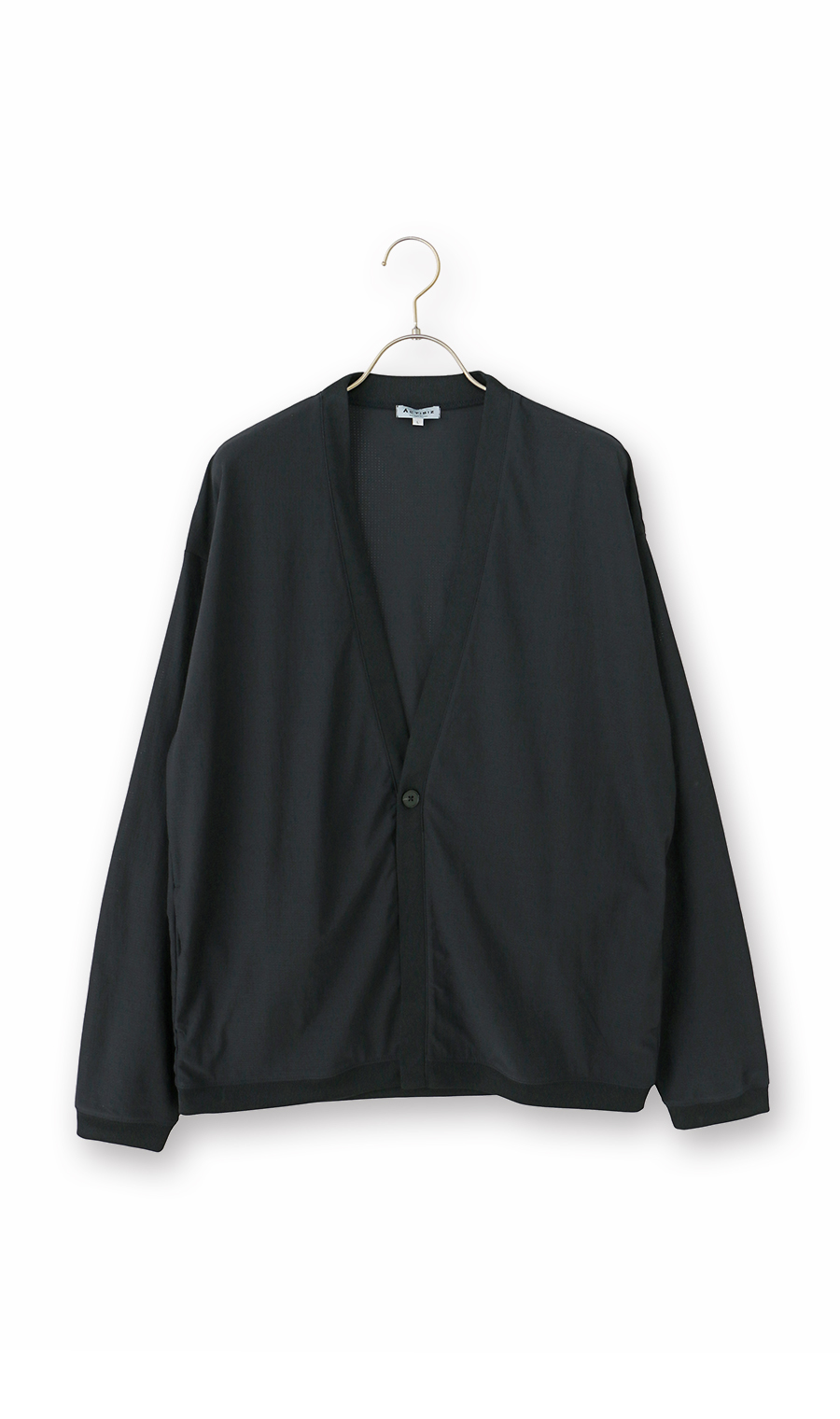 ドットメッシュカーディガン ネイビー S