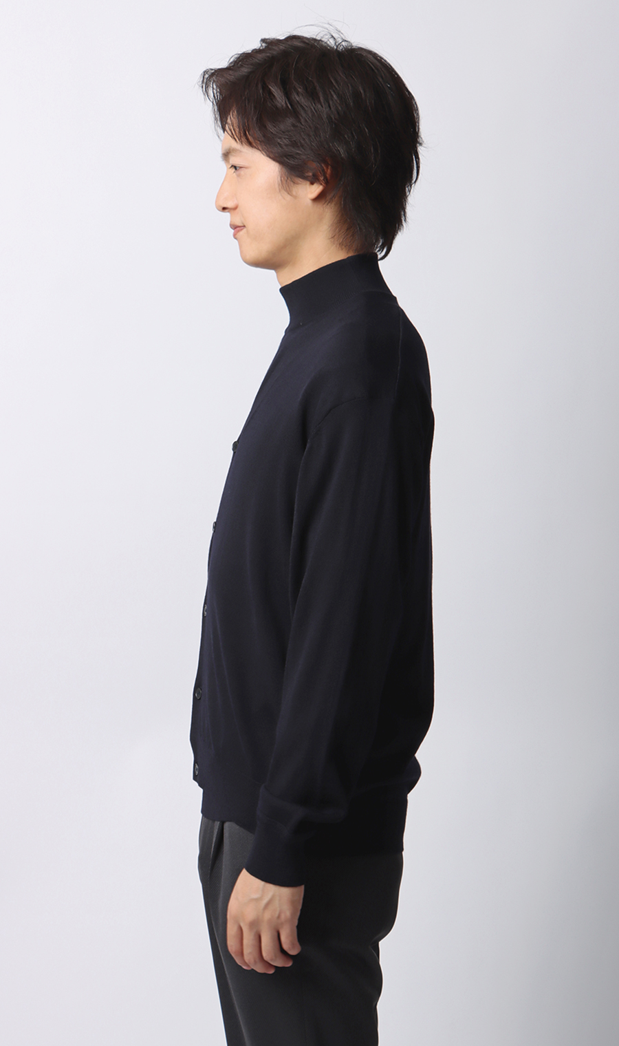 カーディガン【毛玉CLEAR】【＃すごセーター】 ネイビー S