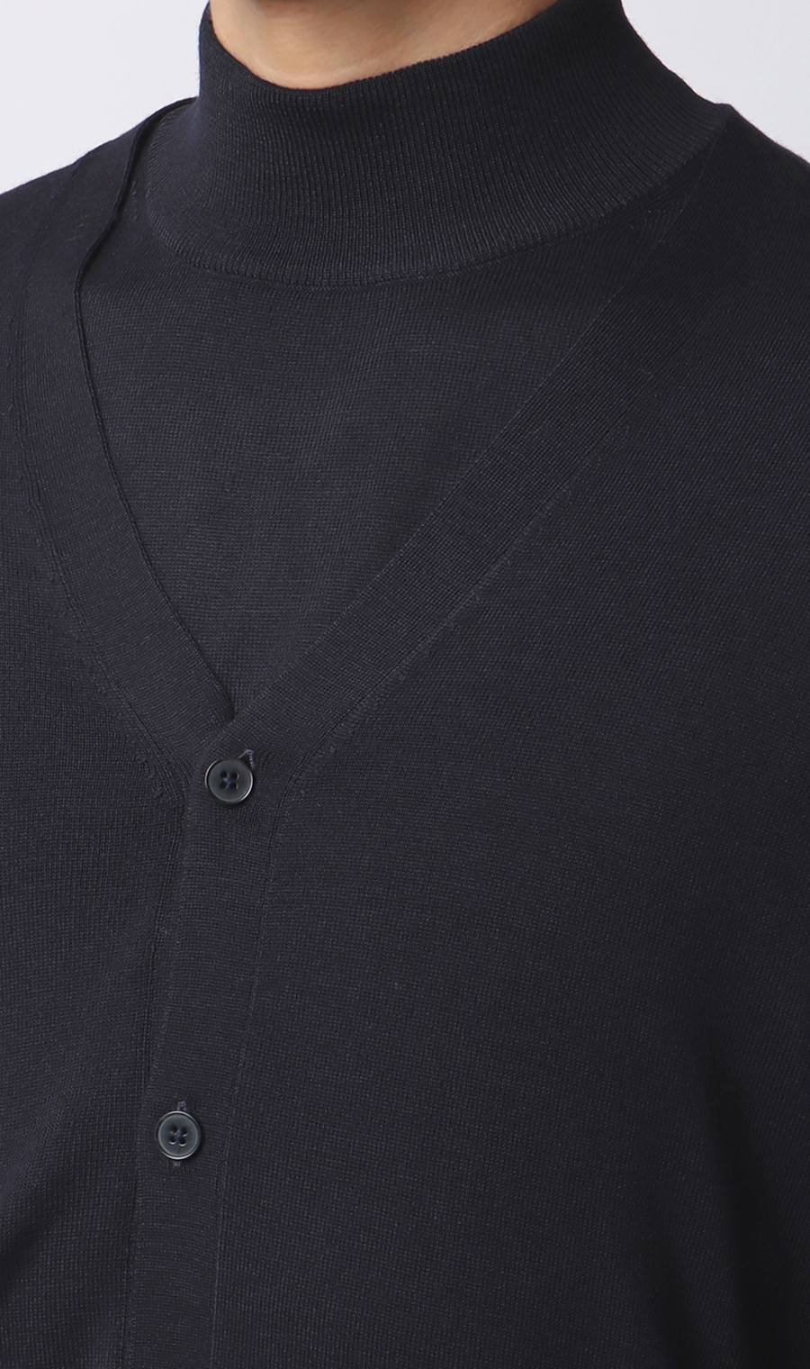 カーディガン【毛玉CLEAR】【＃すごセーター】 ネイビー S