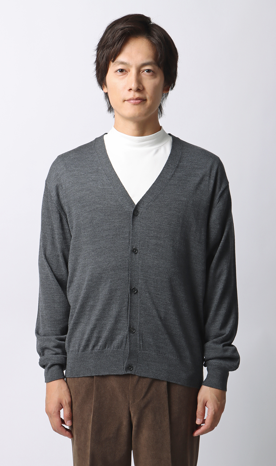 カーディガン【毛玉CLEAR】【＃すごセーター】 グレー S