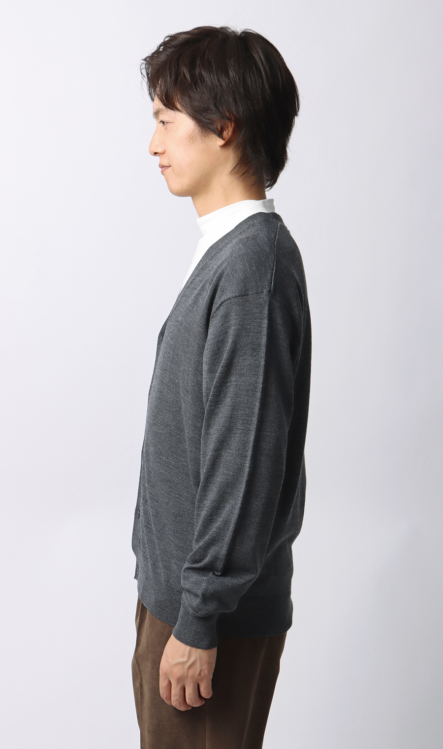 カーディガン【毛玉CLEAR】【＃すごセーター】 グレー S