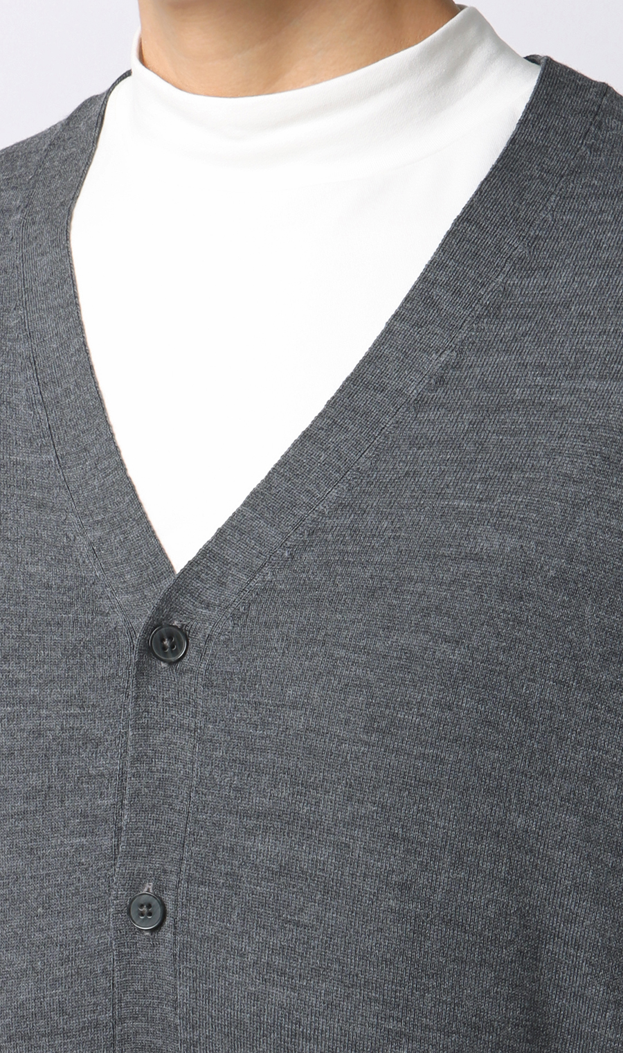 カーディガン【毛玉CLEAR】【＃すごセーター】 グレー S