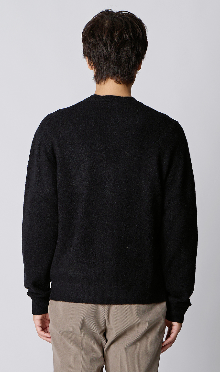 Vネックカーディガン【ブークレヤーン】 ブラック S