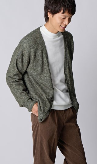 Vネックカーディガン【ブークレヤーン】