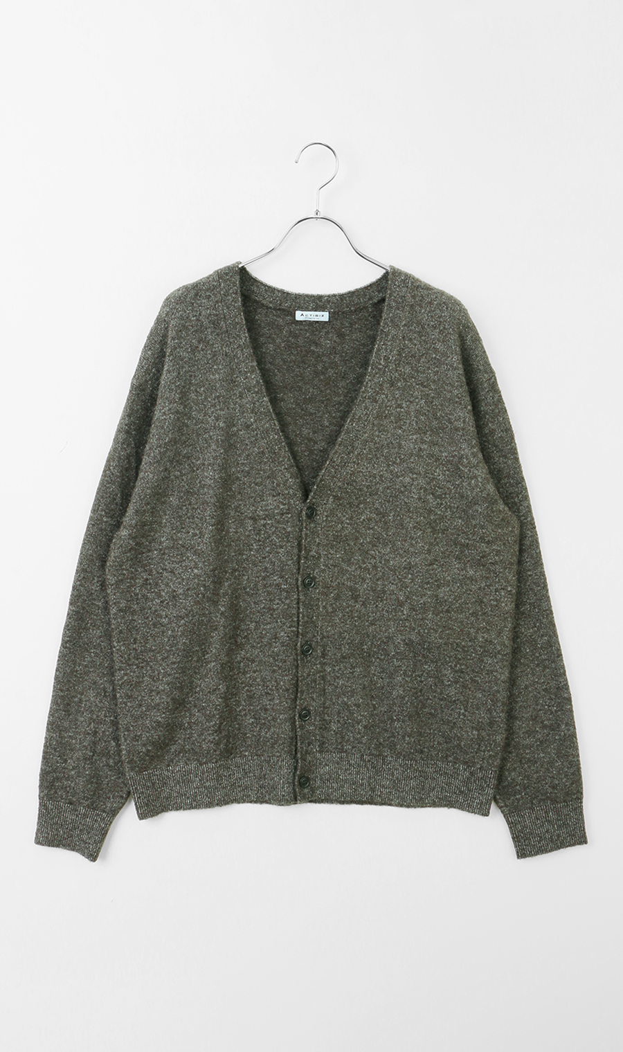 Vネックカーディガン【ブークレヤーン】 カーキ S