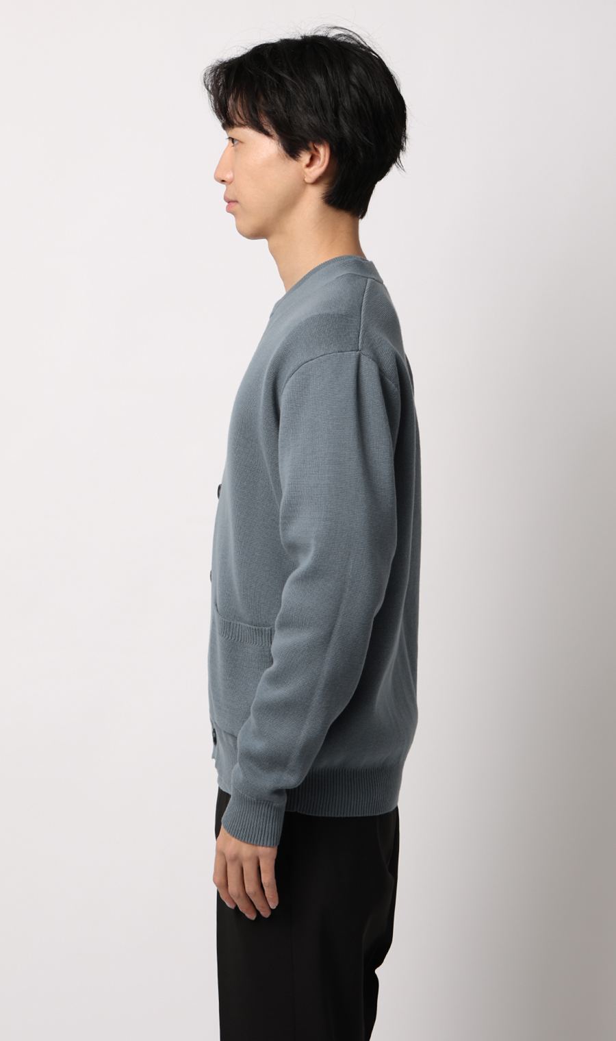 ニットカーディガン【CONTROLα】 ブルー M