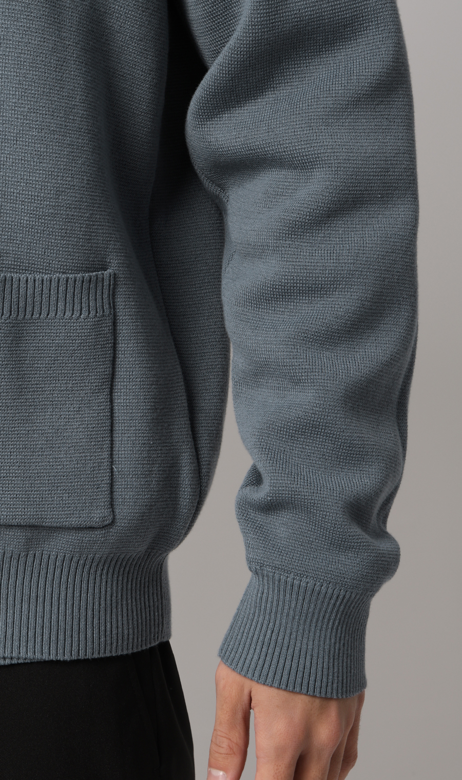 ニットカーディガン【CONTROLα】 ブルー M