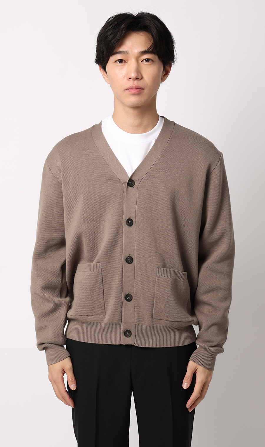 ニットカーディガン【CONTROLα】 モカ M