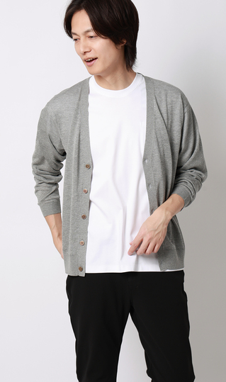 ニットカーディガン【接触冷感】
