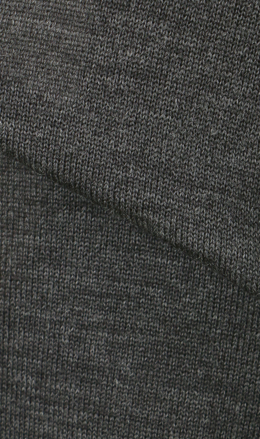 ジャガードカーディガン【日本製】 チャコール M