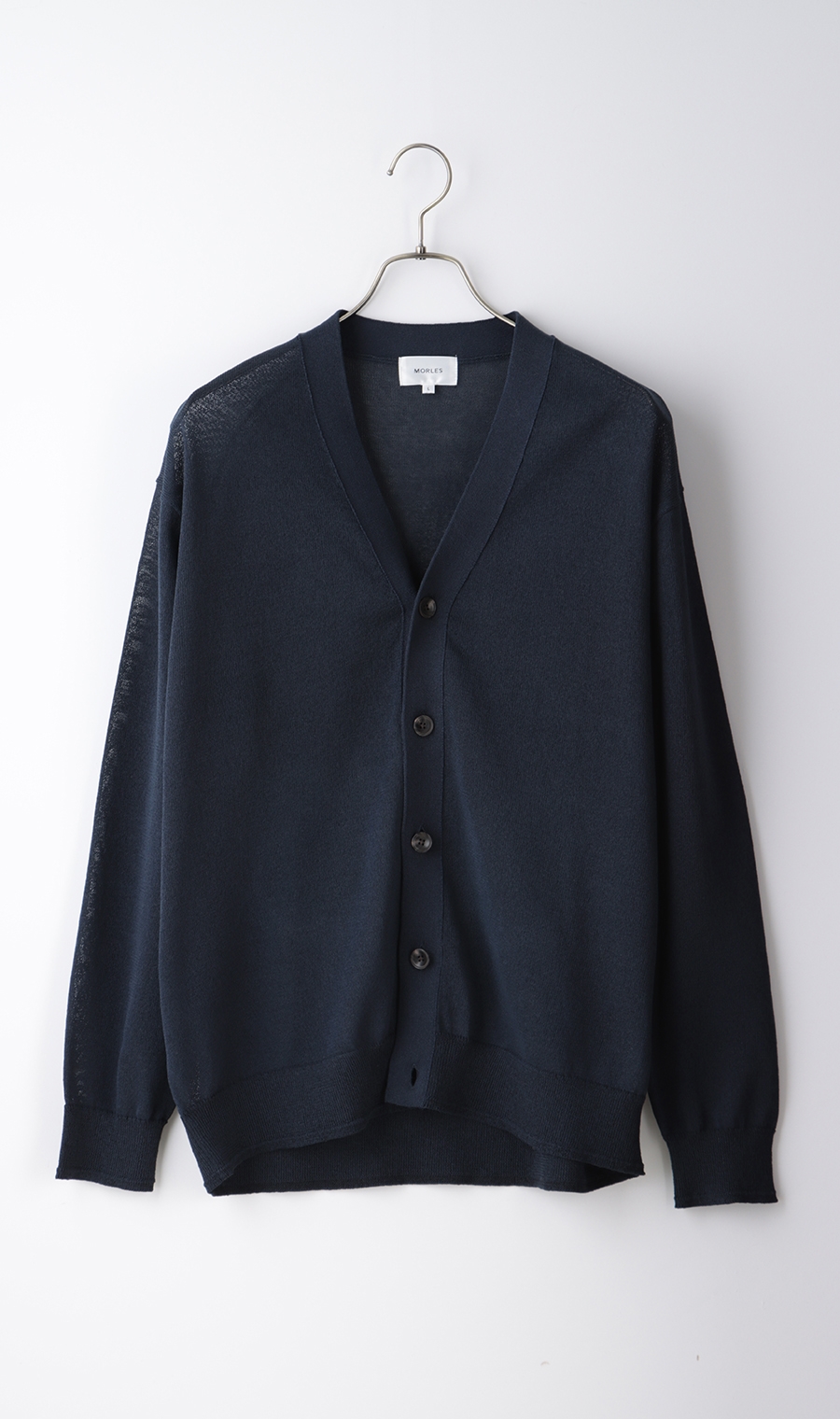 和紙カーディガン《MORLES》 ネイビー S