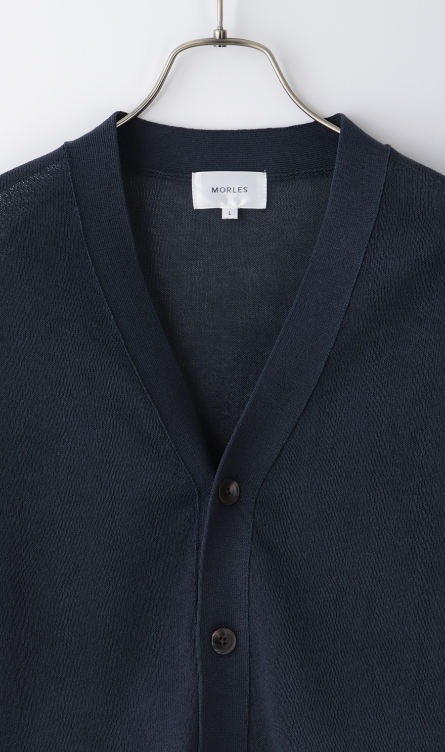 和紙カーディガン《MORLES》 ネイビー S
