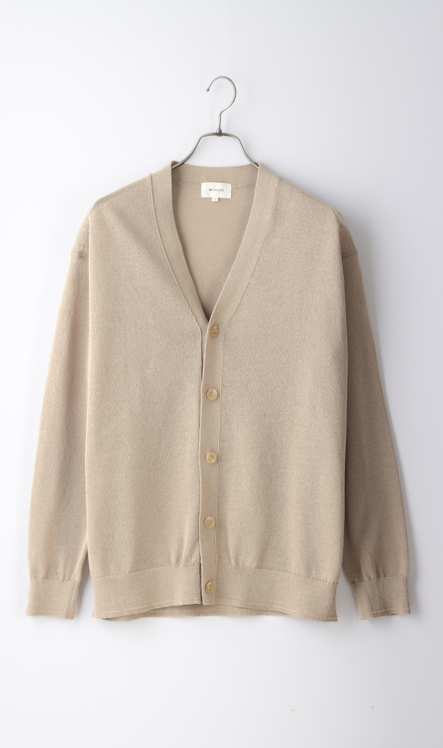 和紙カーディガン《MORLES》 ベージュ LL