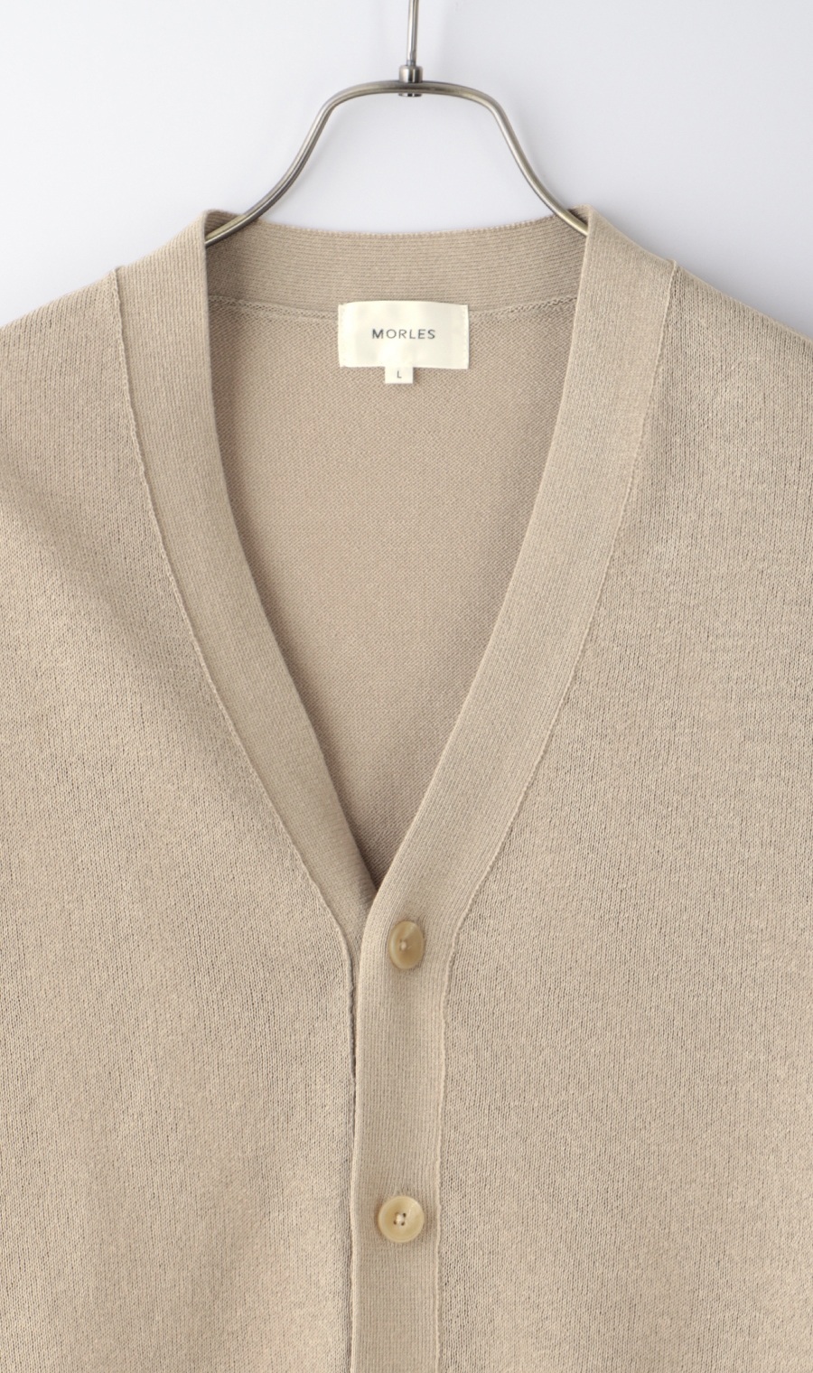 和紙カーディガン《MORLES》 ベージュ LL