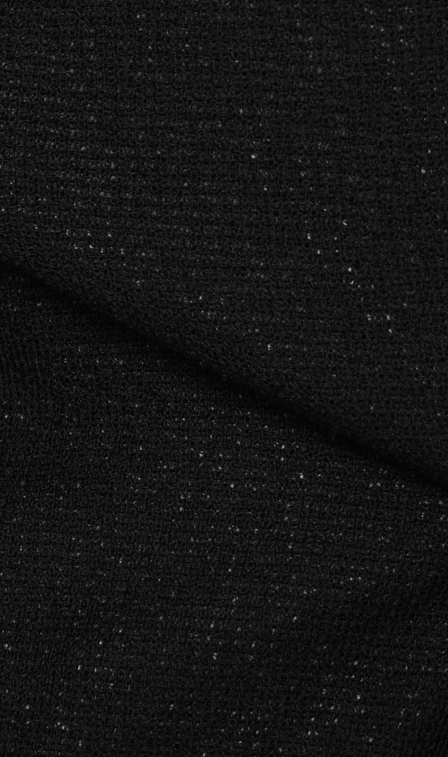 Vネックカーディガン【レーヨン混】 ブラック S