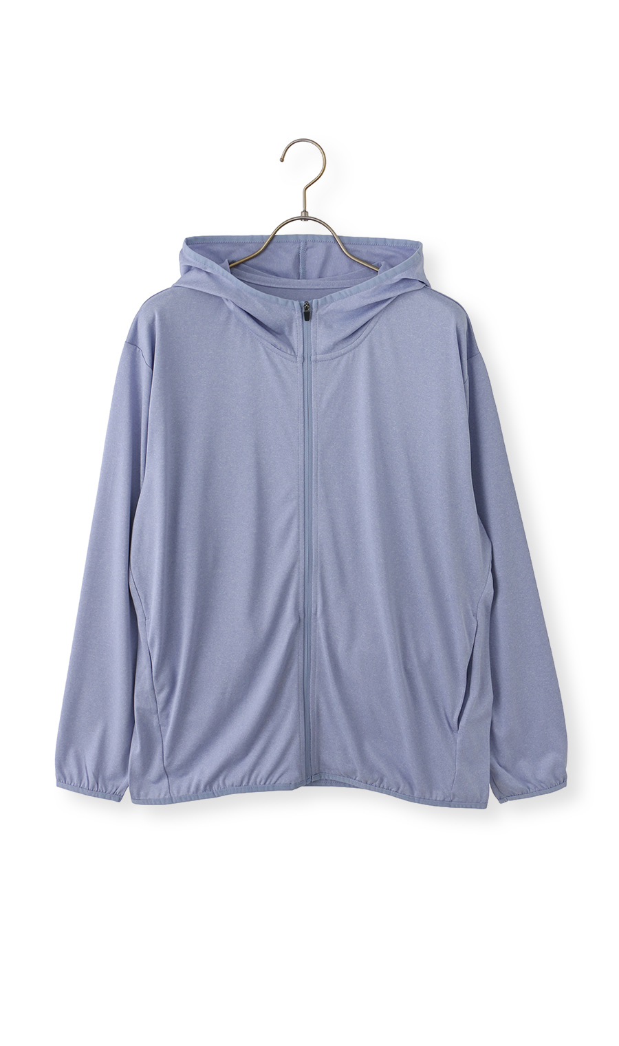 UVカットパーカー【接触冷感】 ブルー S