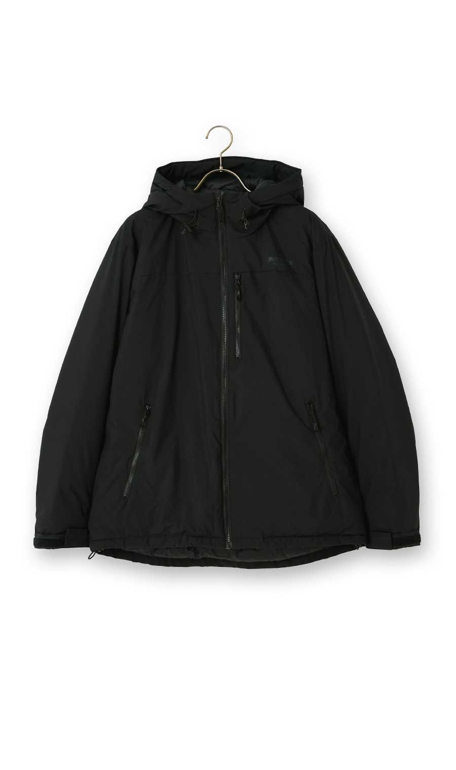 エアロゲルオールウェザー中綿ブルゾン【ALL WEATHER-tex】【FIRST DOWN the basic】【撥水】 ブラック M