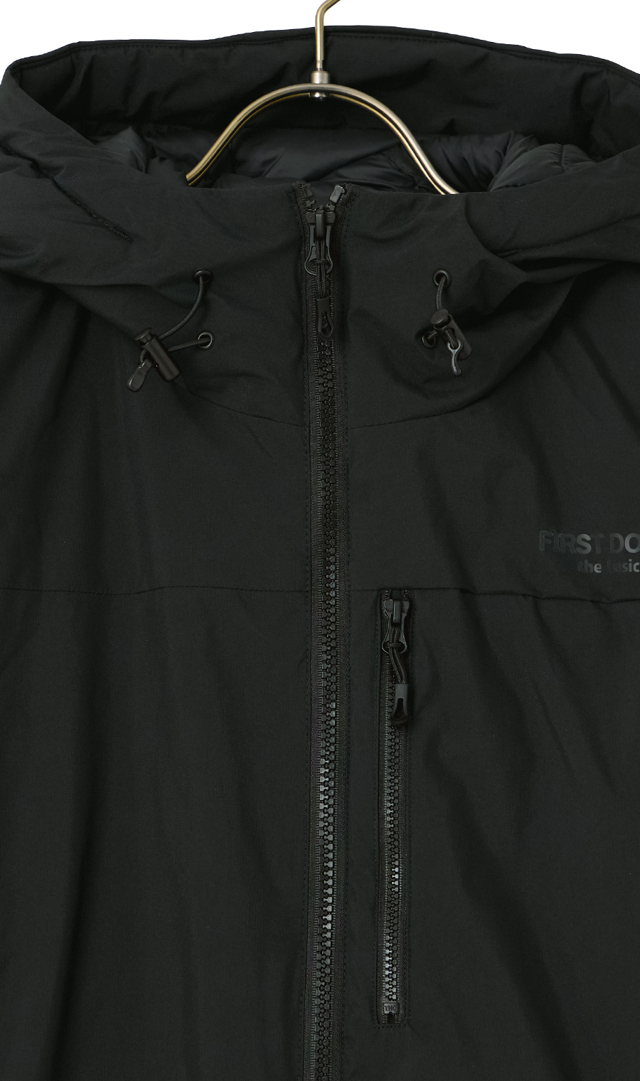 エアロゲルオールウェザー中綿ブルゾン【ALL WEATHER-tex】【FIRST DOWN the basic】【撥水】 ブラック M