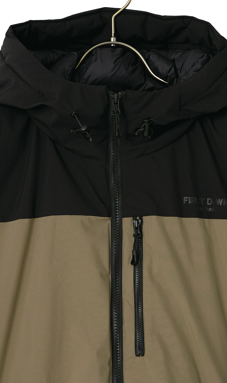 エアロゲルオールウェザー中綿ブルゾン【ALL WEATHER-tex】【FIRST DOWN the basic】【撥水】 ベージュ M