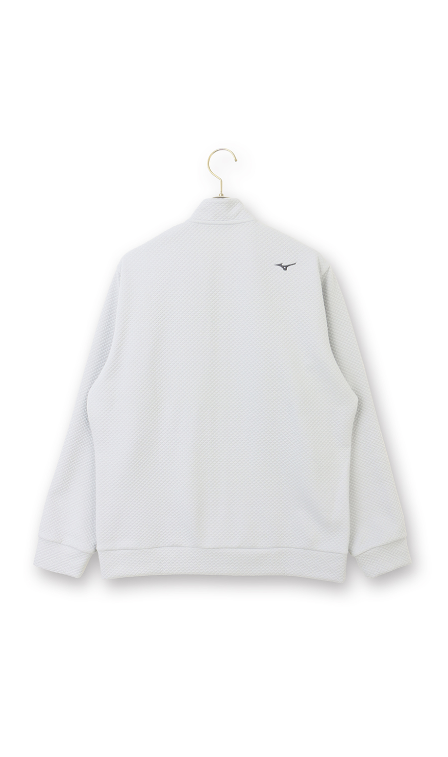 フルジップニットブルゾン【MIZUNO GOLF】【セットアップ着用可】 ライトグレー M