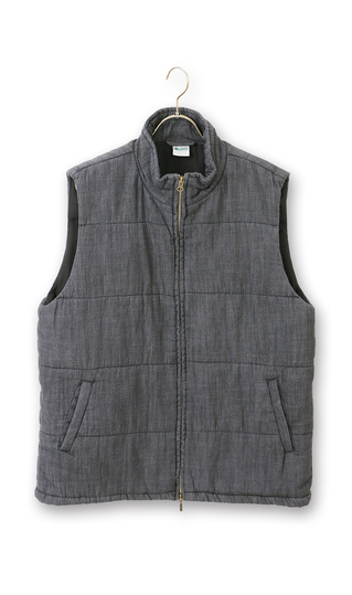 デニム中綿ベスト
