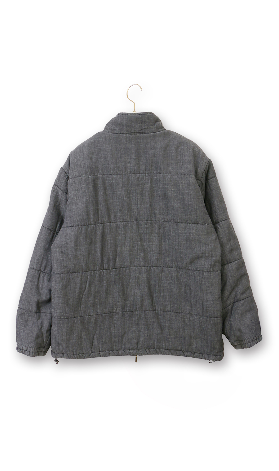 デニム中綿ブルゾン ブラック M