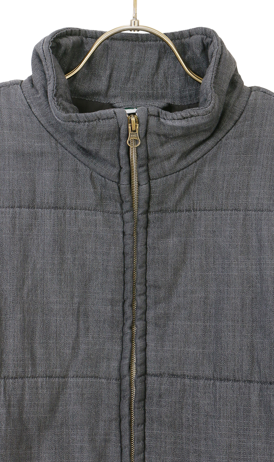 デニム中綿ブルゾン ブラック M