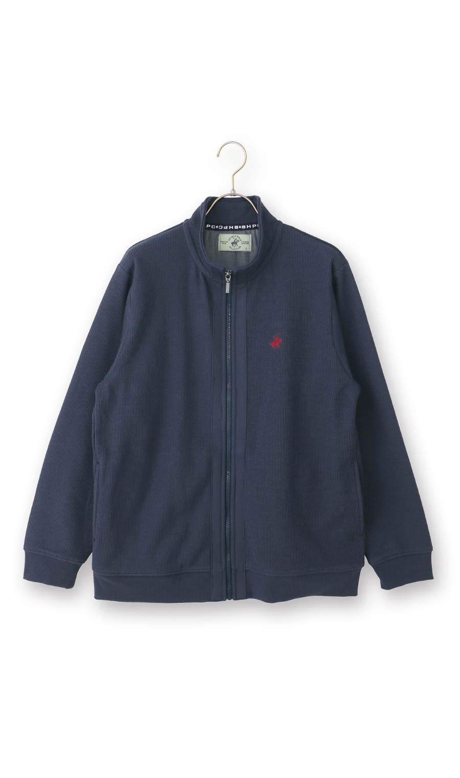 ダブルフェイスフルジップ【BEVERLY HILLS POLO CLUB】 ネイビー M