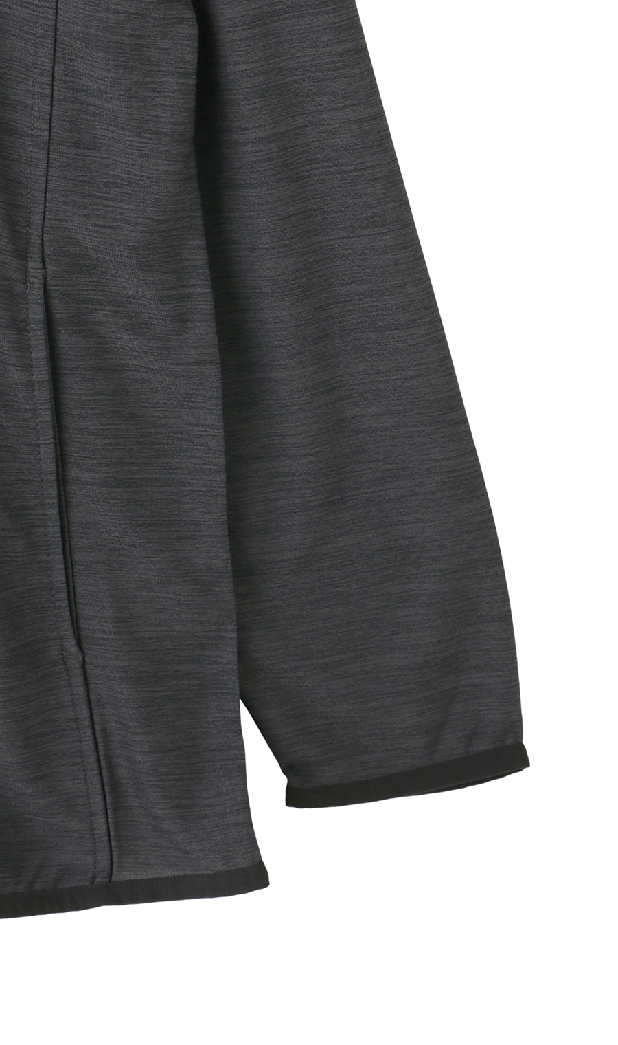 カチオン杢DRYフルジップブルゾン チャコール M